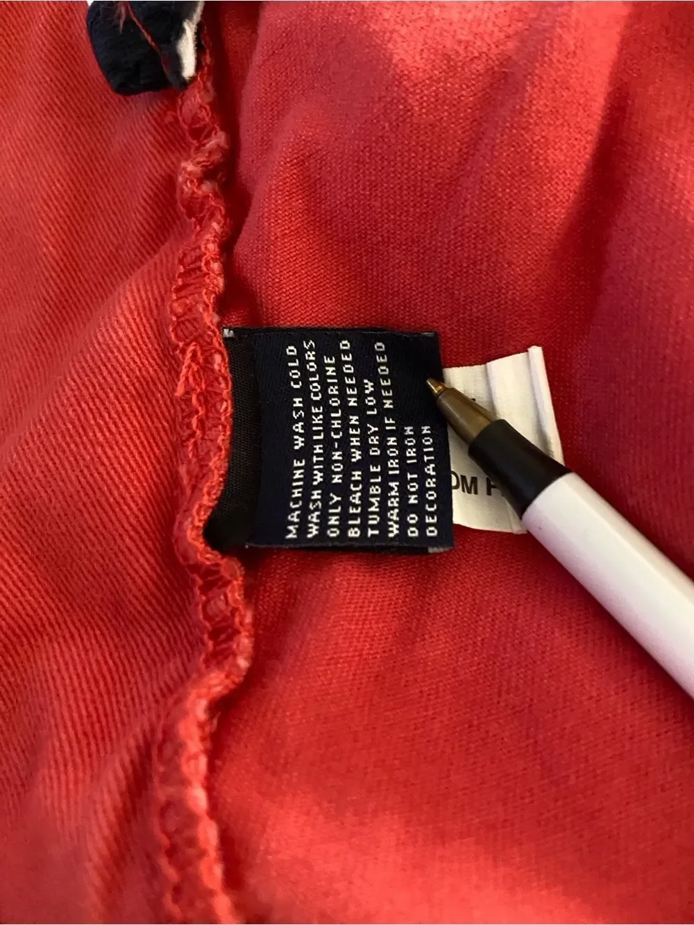 AL & Company Coral Cotton Shorts - Vibrant Coral American Living Size 33